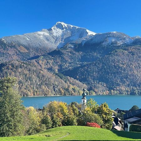 Ferienwohnung Schossleitner - Der Wohlfuehl-Ansitz Am Wolfgangsee Mit Weitblick Санкт-Гільген Екстер'єр фото