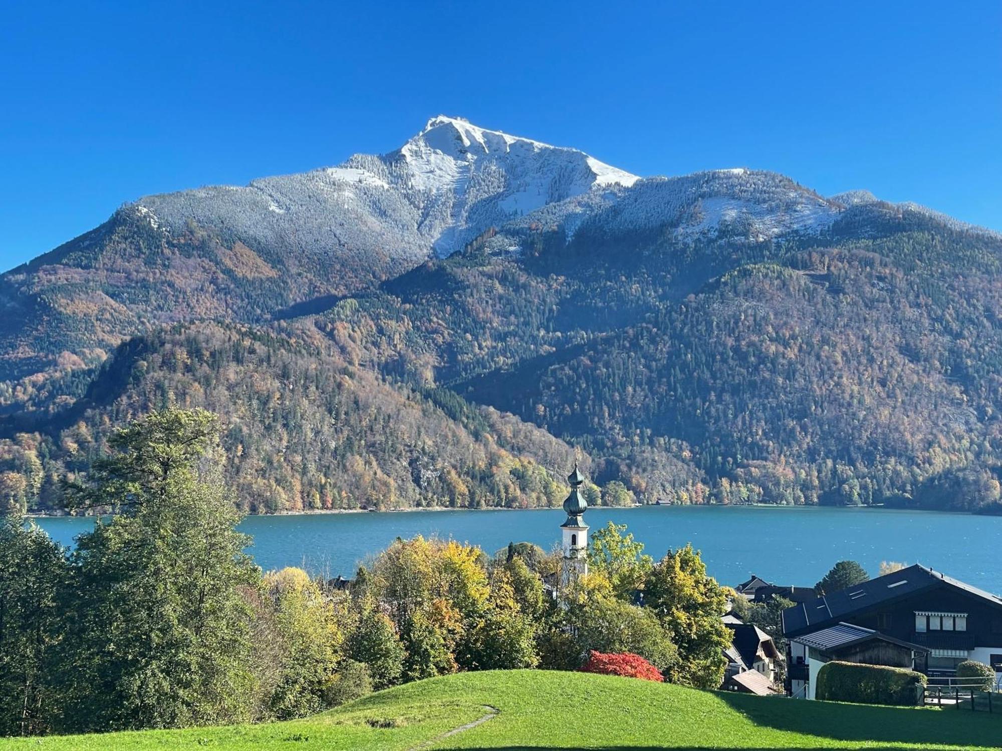 Ferienwohnung Schossleitner - Der Wohlfuehl-Ansitz Am Wolfgangsee Mit Weitblick Санкт-Гільген Екстер'єр фото