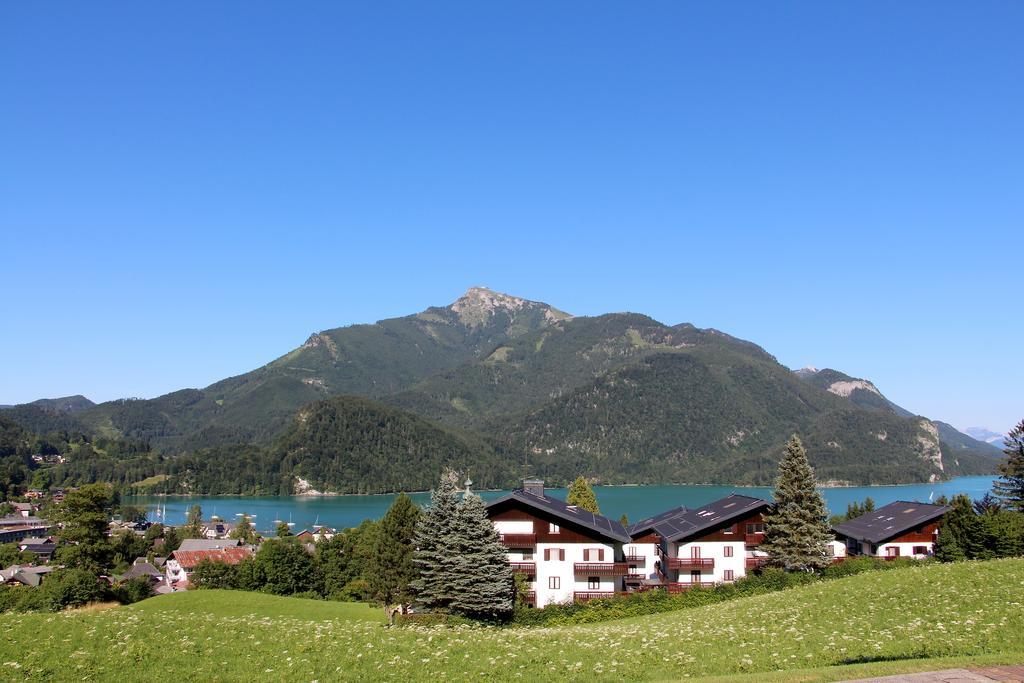 Ferienwohnung Schossleitner - Der Wohlfuehl-Ansitz Am Wolfgangsee Mit Weitblick Санкт-Гільген Екстер'єр фото